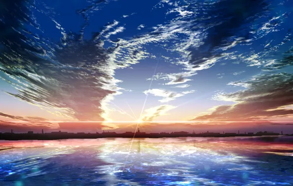 Картинка море, небо, Пейзаж