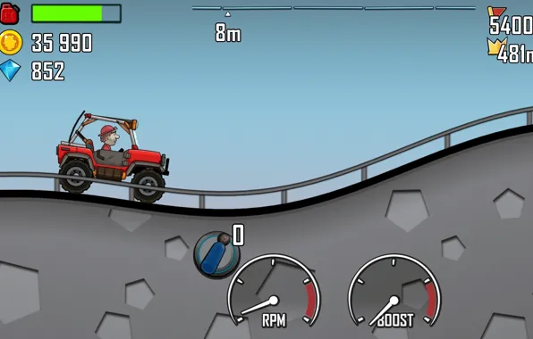 Игра, game, картинка, Hill Climb Racing, мобильная игра, игра для телефона