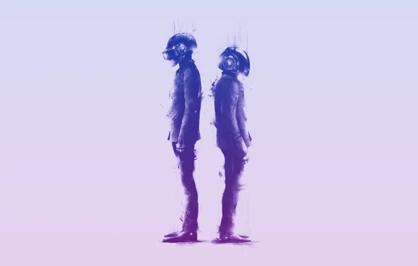Минимализм, Музыка, Арт, Art, Music, Daft Punk, Thomas Bangalter, Wallpaper