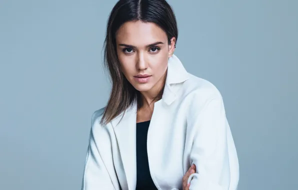 Фон, модель, Jessica Alba, портрет, макияж, актриса, брюнетка, прическа