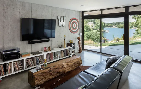 Комната, интерьер, гостиная, Modern Lodge