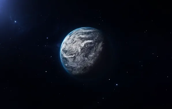 Звезды, Планета, Арт, Space, Planet, Gabriel Queavegati, Planeta 8, by Gabriel Queavegati