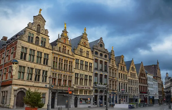 Здание, Бельгия, архитектура, Belgium, Антверпен, Antwerpen