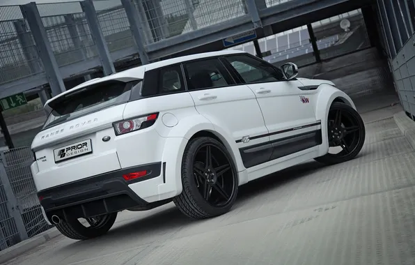 Картинка car, white, Land Rover, Range Rover, tuning, Evoque, Prior-Design, PD650