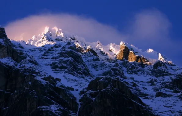 Картинка снег, горы, Италия, Italy, Trentino-Alto Adige, Brennero, Val di Fleres