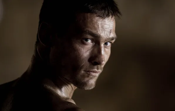 Взгляд, лицо, Spartacus, Andy Whitfield