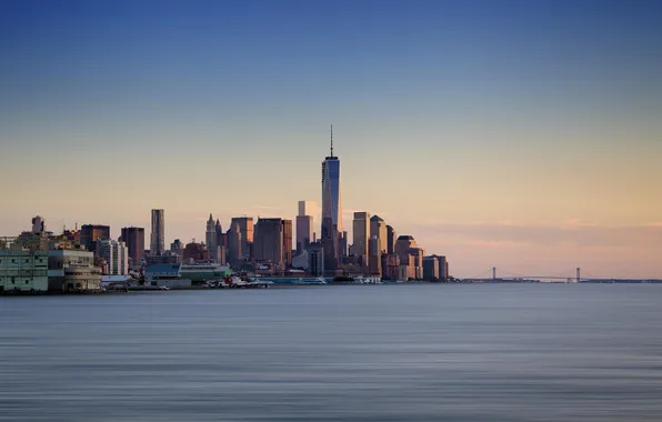 Город, здания, дома, Нью-Йорк, небоскребы, USA, США, NYC