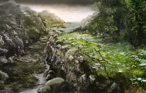 Игра, искусство, Dear Esther, Дорогая Эстер, интерактивный рассказ