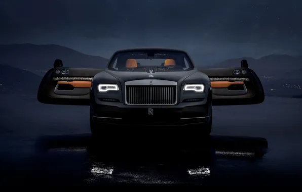 Rolls-Royce, вид спереди, 2018, Wraith, Luminary Collection