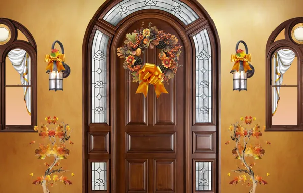 Autumn, decoration, Seasson, autumn ornaments