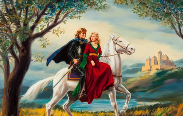 Картинка рисунок, живопись, художник-иллюстратор, Uldis Klavin, romance illustration