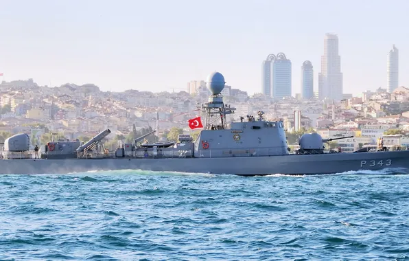 ВМС Турции, ракетный катер, TCG Volkan
