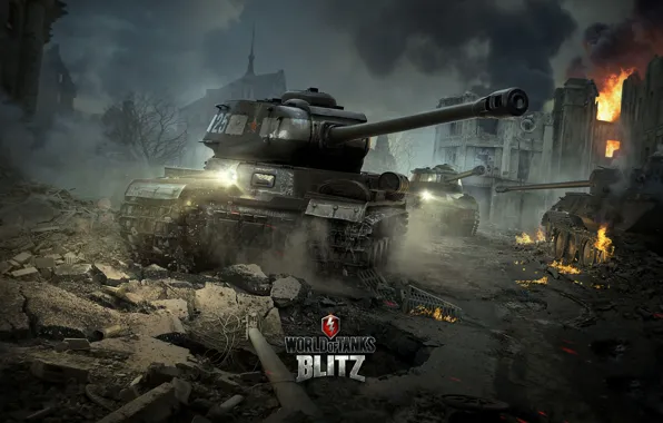 Картинка ИС-2, World of Tanks, Мир Танков, Wargaming Net, Тяжёлый Танк, WoTB, Blitz, WoT: Blitz