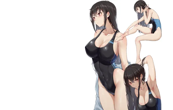 Kawaii, girl, hot, sexy, boobs, anime, pretty, swimsuit
