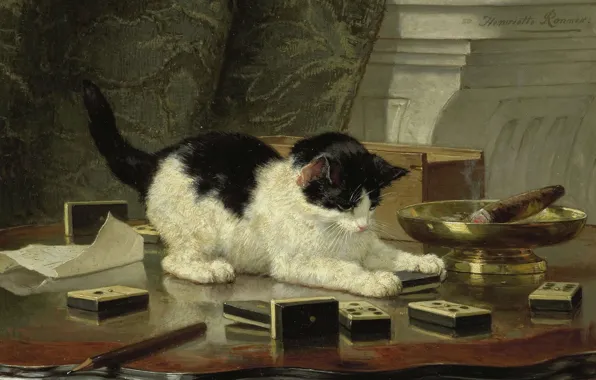 Коты, романтизм, Henriëtte Ronner-Knip