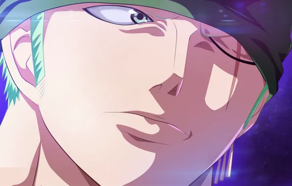 Взгляд, лицо, парень, One Piece