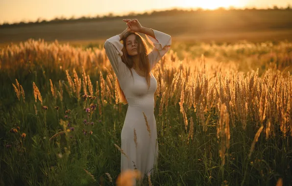 Девушка, милая, модель, Обои, шатенка, красивая, Кольцо, Sexy