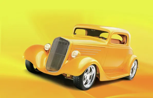 Car, автомобиль, классика, Coupe, Chevy, classic, 1935