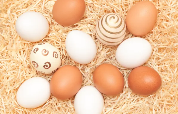 Яйца, Пасха, Easter, Holidays, Eggs