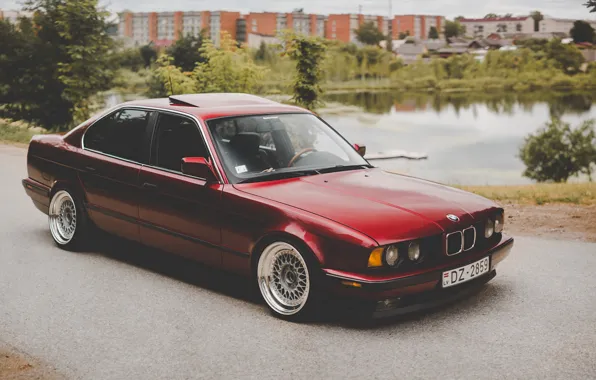 BMW, E34, 5-Series, 520I