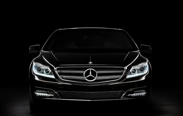 Темный фон, мерседес, mercedes benz, amg, CL600