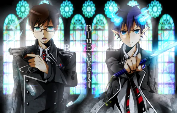 Парни, братья, Синий Экзорцист, Ao No Exorcist