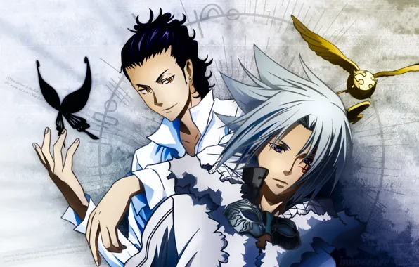 Аниме, арт, парни, D. Gray-man