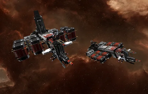 Туманность, Космос, space, космический корабль, eve online, space ship, космоопера
