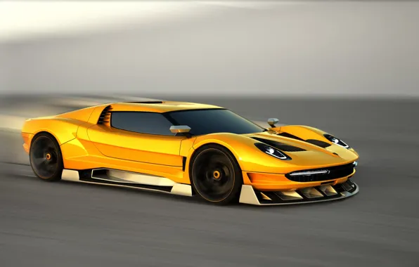Авто, Lamborghini, Машина, Суперкар, Miura, Спорткар, Lamborghini Miura, Lamborghini Miura Concept
