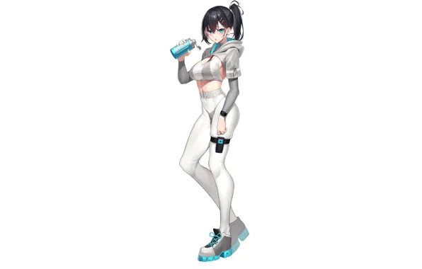 Girl, sexy, boobs, anime, pretty, shoes, babe, sports