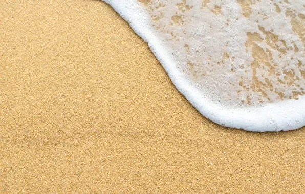 Картинка песок, море, волны, пляж, лето, берег, summer, beach