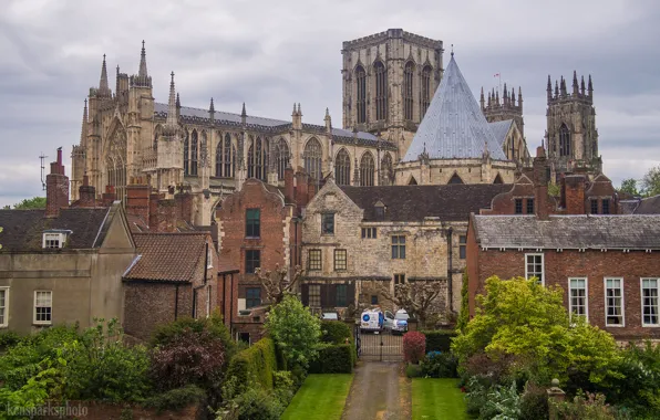 Замок, Англия, дома, архитектура, дворец, York