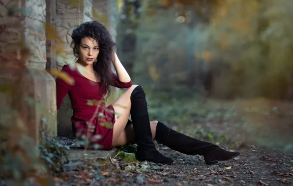 Картинка платье, ножки, Emilia, Andrea Carretta