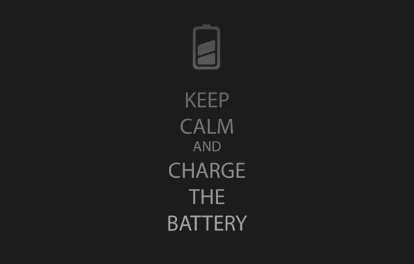 Minimal, calm, charge, battery, Keep