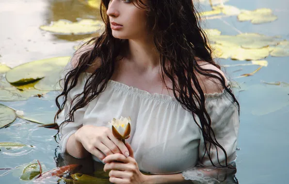 Офелия, Marie Dashkova, фотосессия в воде