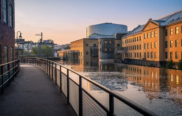 Картинка утро, Швеция, Sweden, Норрчёпинг