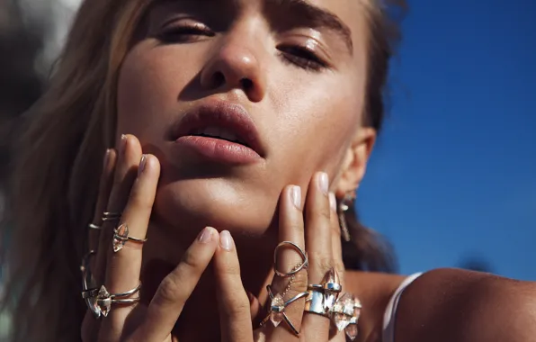 Картинка макро, губки, Zoe Cross
