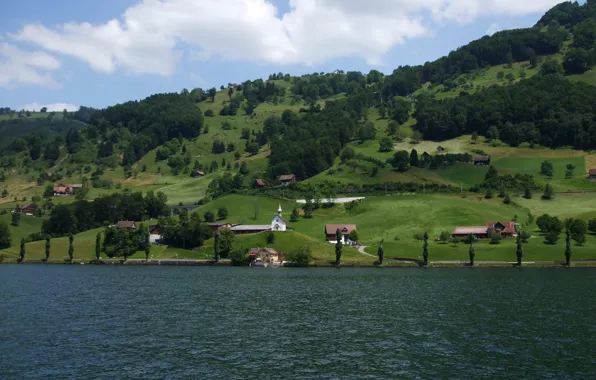 Switzerland, Alps, lake Zug