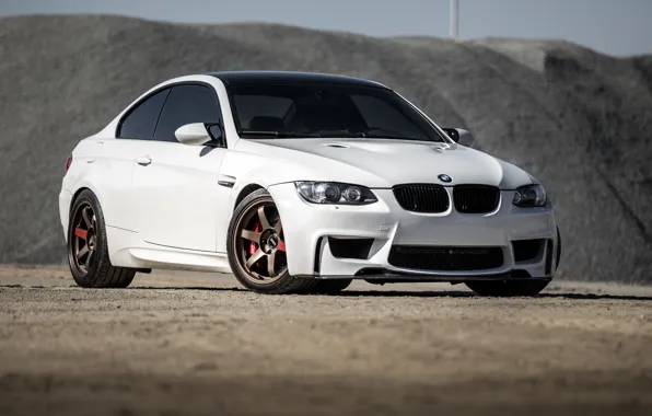 Картинка bmw, white, e92