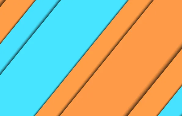 Линии, оранжевый, голубой, design, color, material