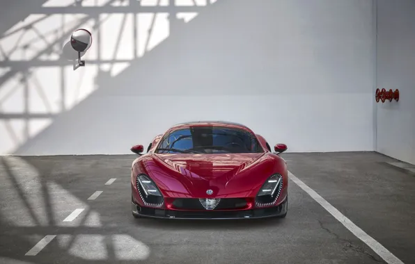Alfa Romeo, front view, 2023, Alfa Romeo 33 Stradale, 33 Stradale