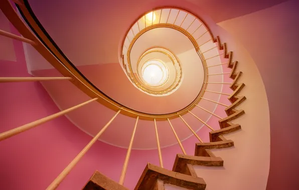 Вверх, лестница, ступени, light, stairs