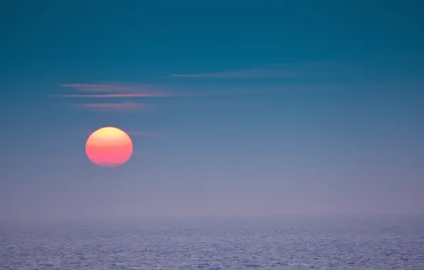 Море, солнце, закат