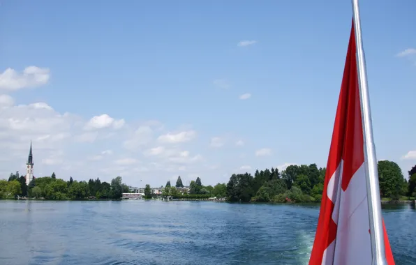 Switzerland, Cham, lake Zug
