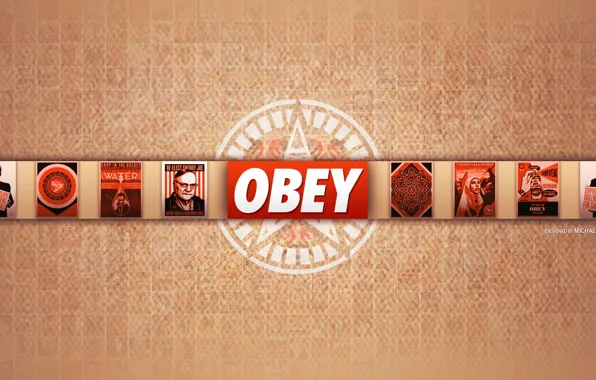 Обои, red, obey