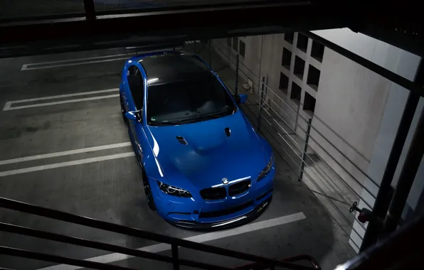 BMW, Blue, E92, Sight