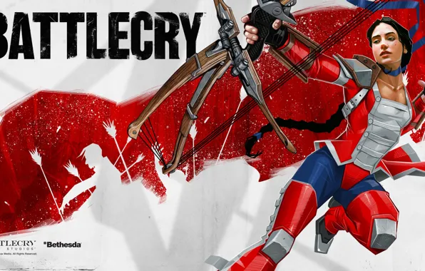Девушка, лучница, Bethesda Softworks, BATTLECRY