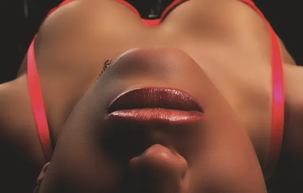 Грудь, макро, секси, страсть, губы, бельё, ракурс, photographer