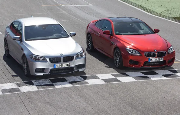 Трасса, BMW, вид спереди, автомобили, and, Competition Package, M6 Coupe