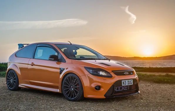 Картинка ford, orange, focus